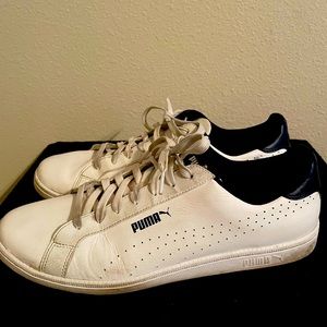 Puma Puma Smash Perforated C White/Navy Sneakers